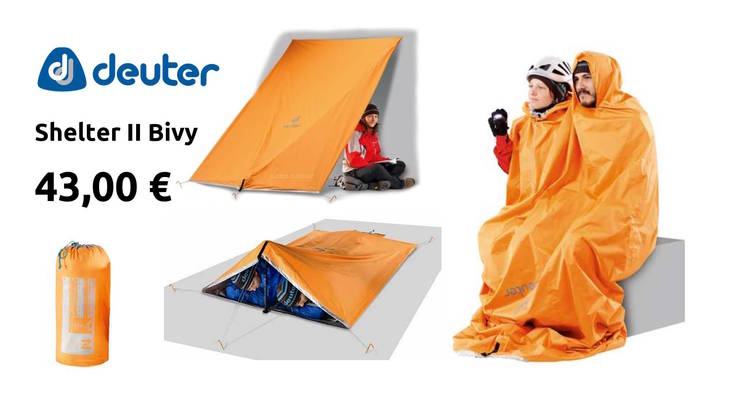 Deuter Shelter II bivy-pussi - Outlet - 4493 - 1
