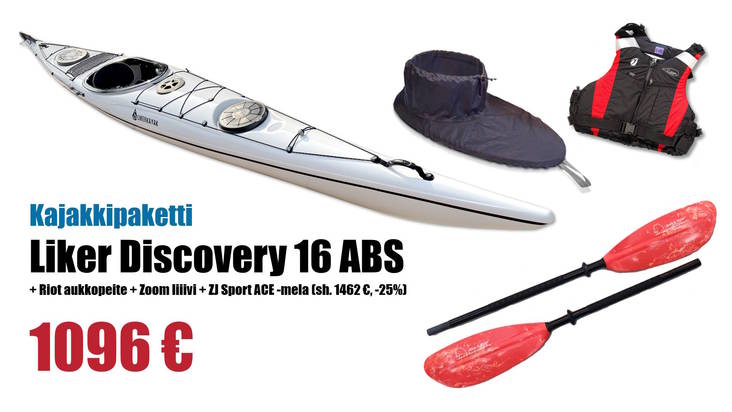 Liker Discovery 16 ABS kajakkipakettitarjous - Outlet - 5043 - 1