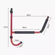 QJ Kayak & Bicycle Wall Rack KR005 - Kajakkien ja kanoottien säilytys - 214 - 2