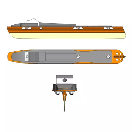 Skyllermarks Orange Std 39 + Prolink Race Skate - Retkiluistimet - 5605 - 2
