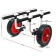 QJ Kayak Cart Adjustable 12" kärry - Kajakki- ja kanoottikärryt - 1625 - 2