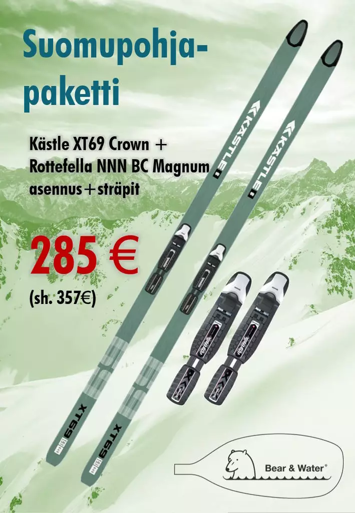 Kästle XT69 Crown 200 + Rottefella Magnum -suksipakettitarjous - Tunturihiihtosukset - 5896 - 1
